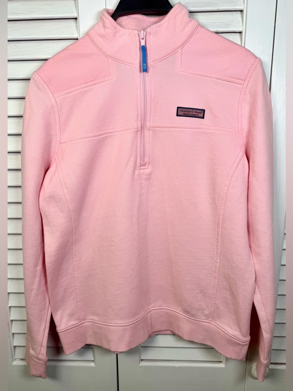 Vineyard Vines Pink Quarter-Zip Pullover